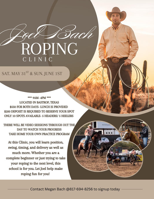 Joel Bach Team Roping Clinic