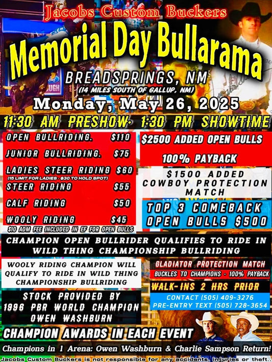 Memorial Day Bullarama: Breadsprings, NM