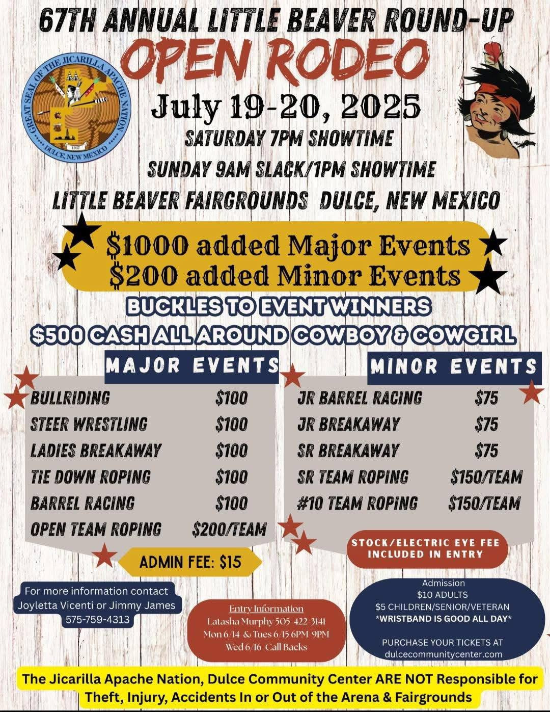 Little Beaver Round-Up OPEN RODEO