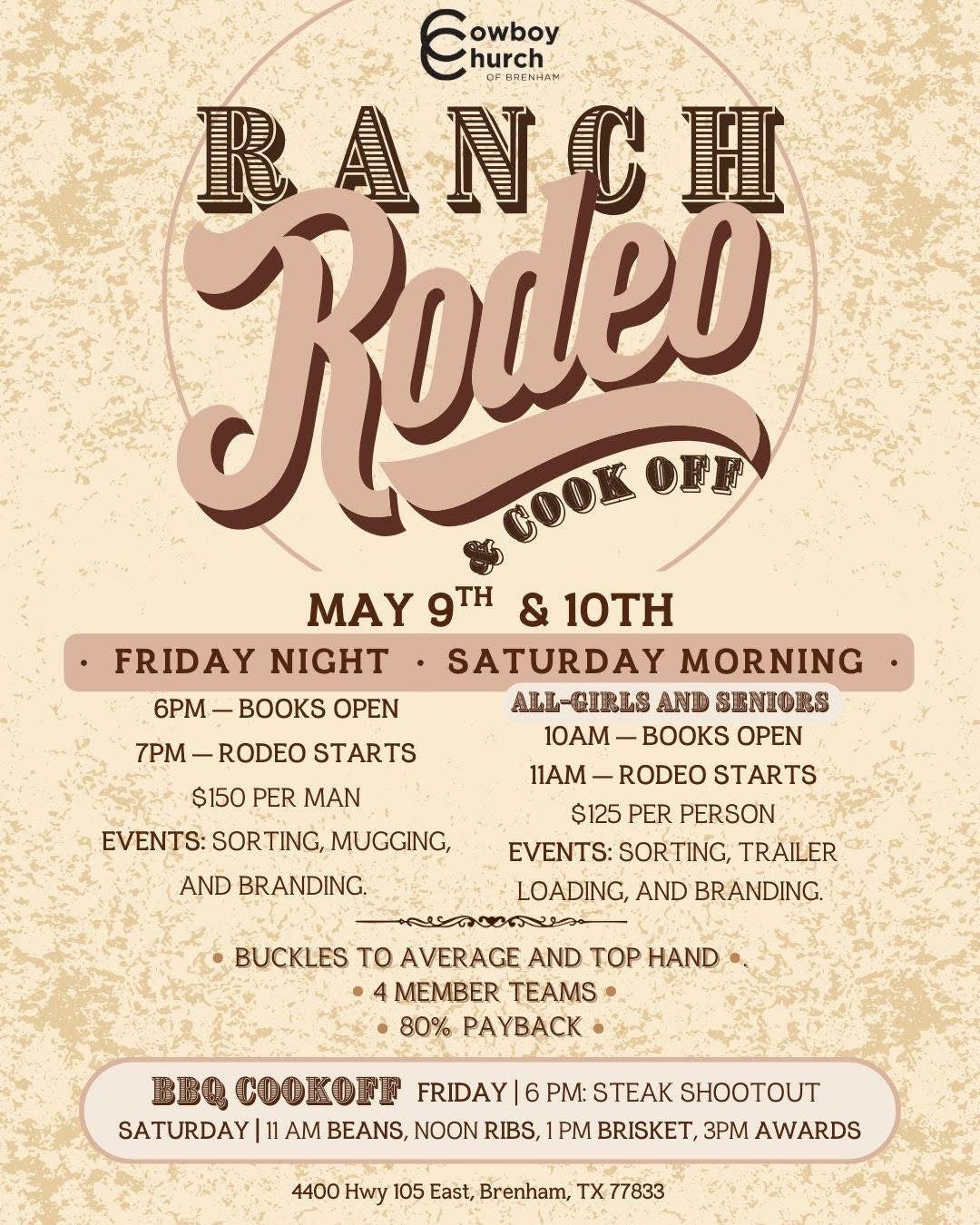 Cowboy Church Ranch Rodeo & Cook Off – Dare To Be A Cowboy