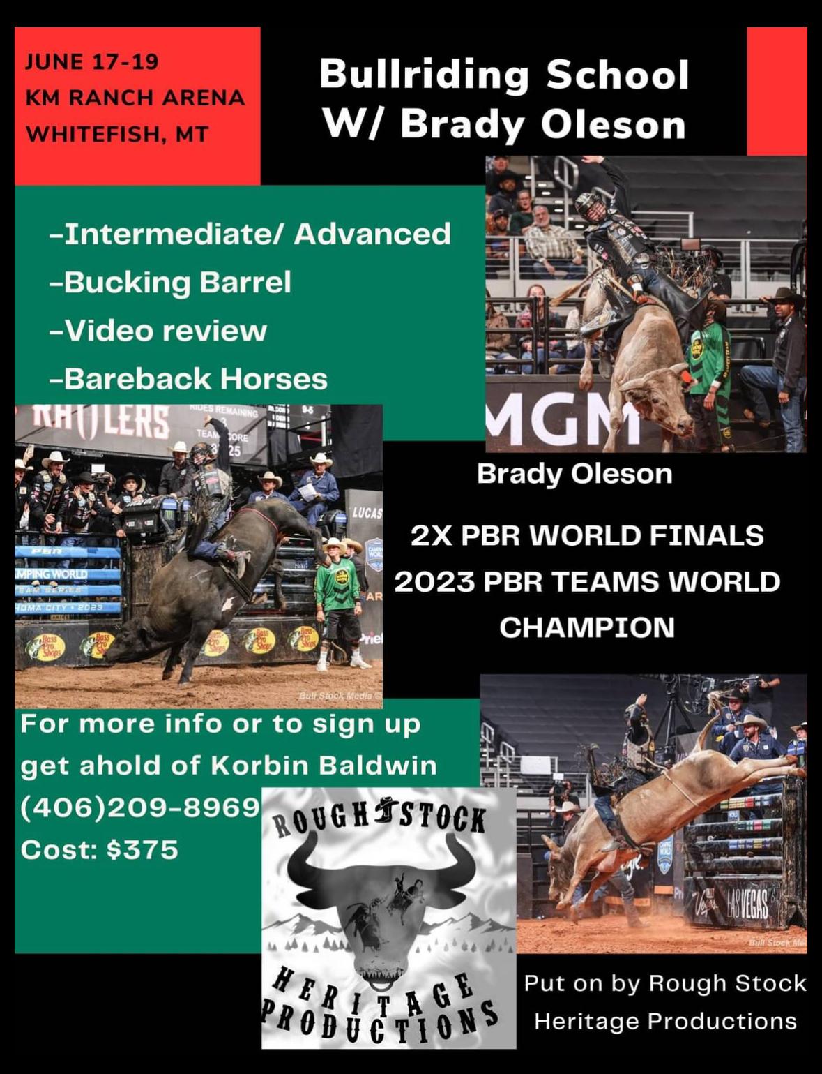 Upcoming Bull Riding Clinics – Dare To Be A Cowboy